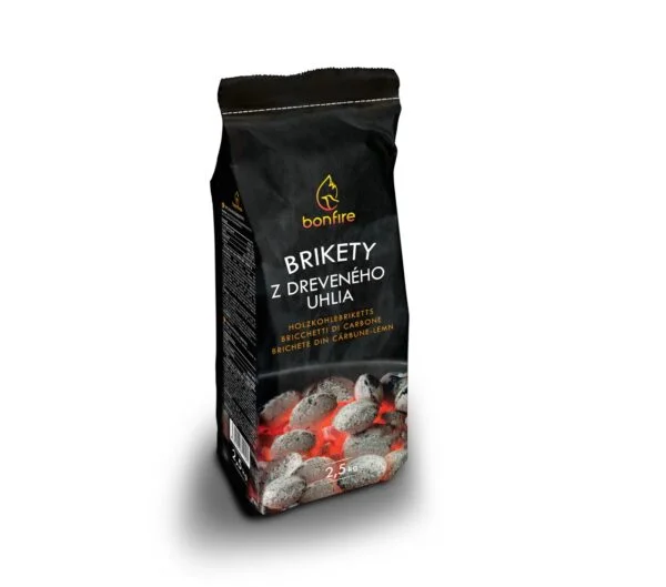 Brikety z dreveného uhlia BonFire 2,5 kg