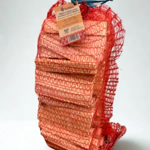 Podpaľovacie triesky bonfire 3,2kg v červenej sieťovej taške